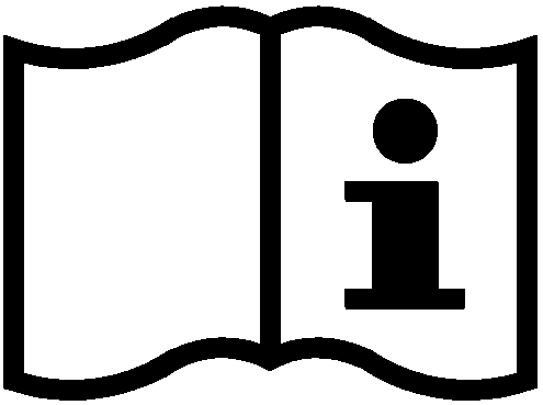 Symbol für Bedienungsanleitung